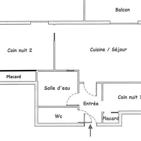 Апартаменты Centre-ville T2 Avec Balcon, Wifi, Animaux Admis - Fr-1-313-233 *